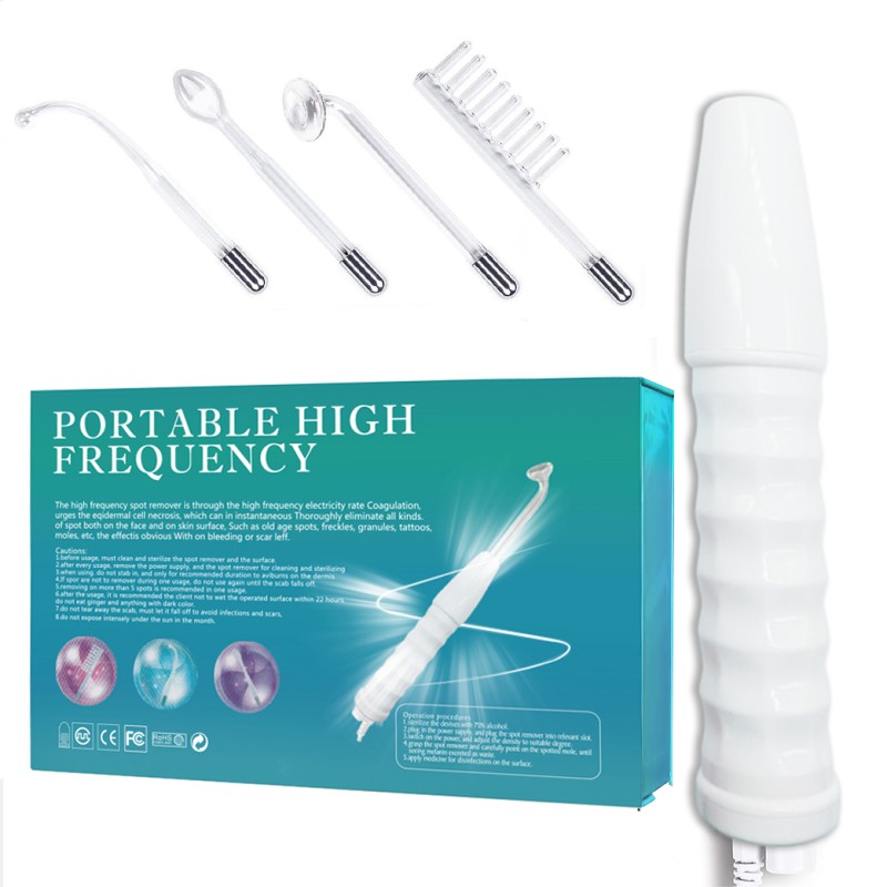 4 in 1 High Frequency Electrotherapy Wand Facial Anti-inflammatory Massager