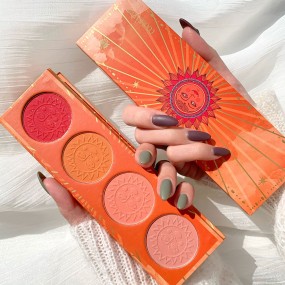 Cheek Blusher Compact Powder Soft and Delicate Makeup Blush Private Label