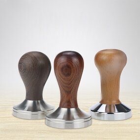 Coffee Leveler Manufacturer - Stainless Steel Solid Wood Handle Tamper