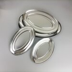 Stainless Steel Plate Manufacturer - Oval Barbecue Egg Fish Steamed Plate