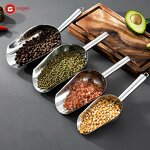 Metal Scoop Manufacturer - Stainless Steel Dry Goods Popcorn Scoop
