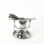Fondue Pot Set Manufacturer - 1450ml Stainless Steel Cheese Fondue Set