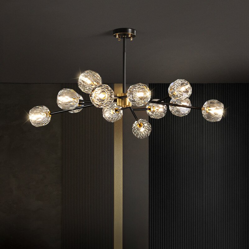 Crystal Chandelier Manufacturer - All-Copper Post-Modern Simple Chandelier