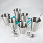 Whiskey Stones Manufacturer - 4 Pcs Reusable Stainless Steel Ice Cubes