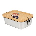 Stainless Steel Lunch Box Manufacturer - OEM Custom Bamboo Lid Bento