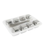 Whiskey Stones Manufacturer - 4 Pcs Reusable Stainless Steel Ice Cubes