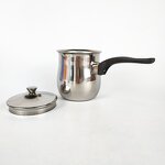 Stainless Steel Milk Pot Manufacturer - Turkish Coffee Tea Cup with Lid