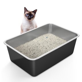 Cat Litter Box Manufacturer - Large Odor-Free Stainless Steel Pan