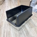 Cat Litter Box Manufacturer - Sturdy Easy Clean Open Air Stainless Pan