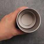 Titanium Cup Manufacturer - Outdoor Folding Handle Portable Mug with Lid