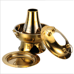 Charcoal Hot Pot Manufacturer - Stainless Steel Gold Silver Shabu Shabu