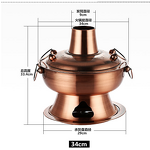 Charcoal Stove Manufacturer - 34cm Thai Style Stainless Steel Hot Pot