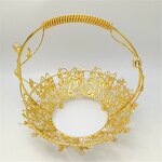 Fruit Basket Manufacturer - Hanging Glass Dessert Storage Decorative Basket