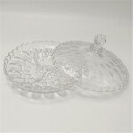 Dried Fruit Tray Manufacturer - Gold Plating Snack Decoration Tray with Cover