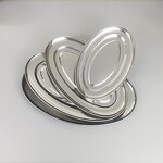 Stainless Steel Plate Manufacturer - Oval Barbecue Egg Fish Steamed Plate