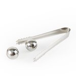 Whiskey Stones Set Manufacturer - 2-PCS Fast Cooling Ice Balls with Tongs