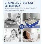 Cat Litter Box Manufacturer - Extra Large Stainless Steel Odor Control