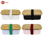 Stainless Steel Lunch Box Manufacturer - OEM Custom Bamboo Lid Bento