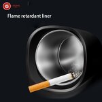 Car Ashtray Manufacturer - Wholesale Portable LED Flame Retardant Ashtray