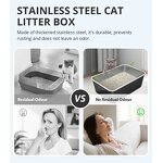 Cat Litter Box Manufacturer - Large Odor-Free Stainless Steel Pan