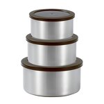 Food Storage Container Manufacturer - Round Stainless Steel Camping Box