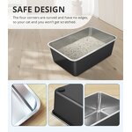 Cat Litter Box Manufacturer - Large Odor-Free Stainless Steel Pan