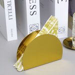 Napkin Holder Manufacturer - Stainless Steel Semi-circle Tabletop Holder
