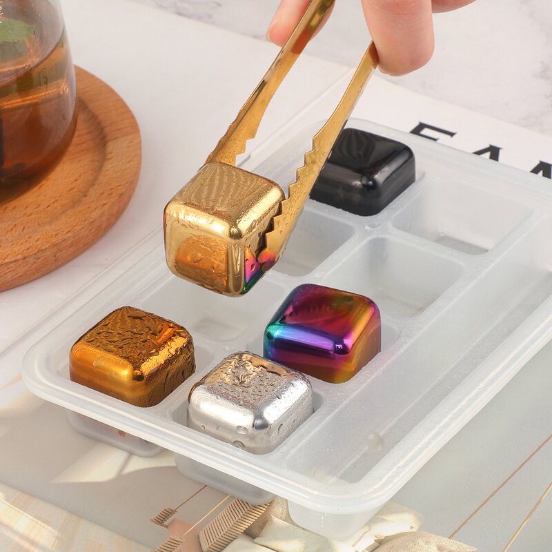 Stainless Steel Ice Cubes Manufacturer - Metal Whiskey Quick-frozen Stones