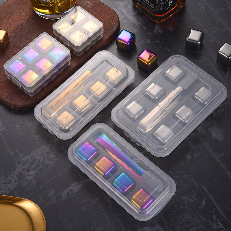 Stainless Steel Ice Cubes Manufacturer - Reusable Whiskey Cooling Stones