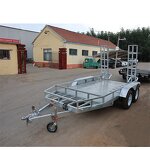 Utility Trailer Manufacturer - Powder Coated Landscape ATV Car Trailer