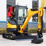 Mini Excavator Factory - 2.6 Ton Kubota Engine Crawler Digger
