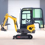 Mini Excavator Supplier - 1.2 Ton Kubota Engine with Attachments