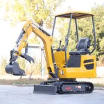 Mini Excavator Manufacturer - 1 Ton High Power Motor PLC