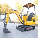 Mini Excavator Manufacturer - 1 Ton High Power Motor PLC