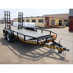 Utility Trailer Manufacturer - Powder Coated Landscape ATV Car Trailer
