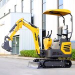 Electric Mini Excavator Supplier - 1.2 Ton Crawler Bagger High Efficiency
