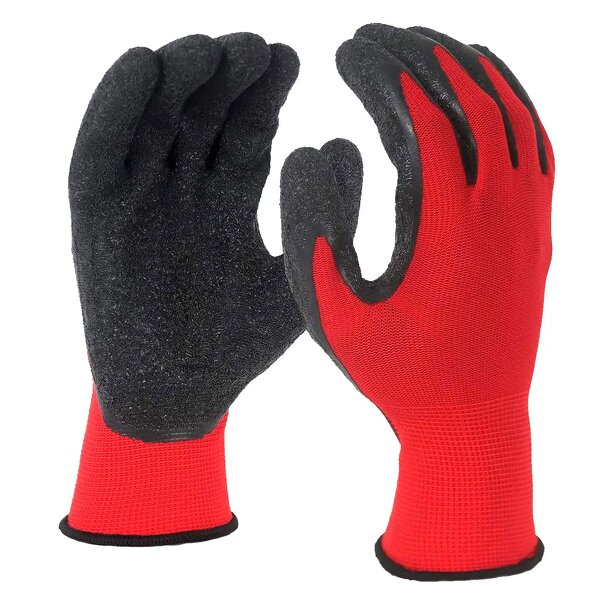 Industrial Gloves Manufacturer - Hot Sale Anti-Slip Wrinkle Latex Work Gloves