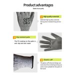 HPPE Gloves Manufacturer - Cut Level 5 Protective Mechanic Safety Gloves