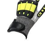 Winter Gloves Manufacturer - HPPE TPR Nitrile Black Men Protective Gloves