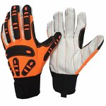Mechanic Gloves Manufacturer - Men's High Impact Anti-Slip Safety Gloves