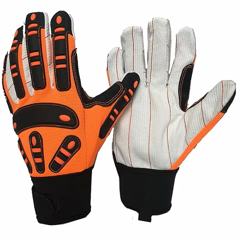 Mechanic Gloves Manufacturer - Men's High Impact Anti-Slip Safety Gloves
