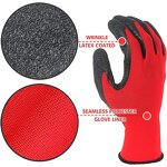 Safety Gloves Manufacturer - Free Sample Latex Coated Garden Work Gloves