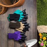 Garden Gloves Manufacturer - Household Latex Coated Claw Digging Gloves