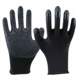 Protective Gloves Manufacturer - Anti-Static Crinkle Latex Coated Work Gloves