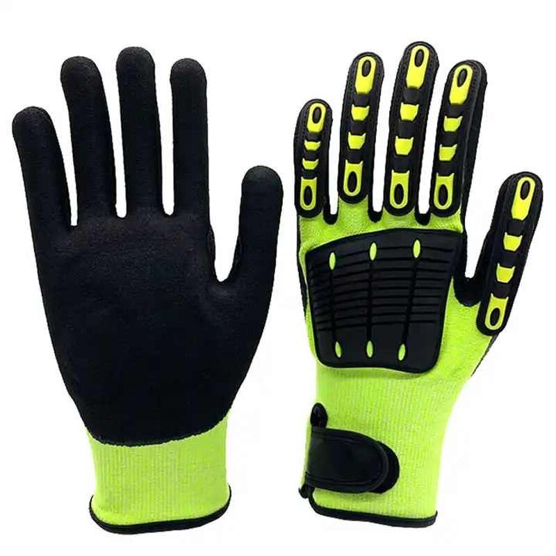 Oilfield Gloves Manufacturer - Wholesale TPR Knuckle Cut Resistant HPPE