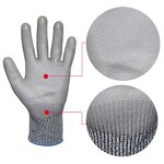 Worker Gloves Manufacturer - HPPE Cut Resistant ANSI Level 3 PU Coated