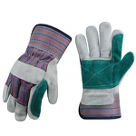 Garden Gloves Manufacturer - Heavy-Duty Yellow Customizable Cow Leather Gloves