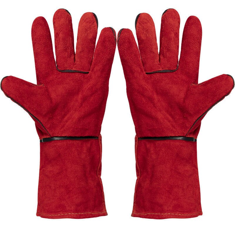 Welding Gloves Manufacturer - Men's Cowhide Leather Heat Resistant Gloves