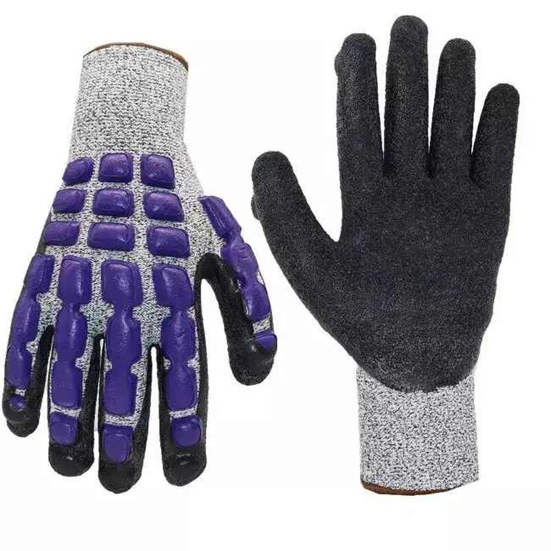 Work Gloves Manufacturer - TPR Anti Impact Cut Resistant Safety Gloves