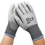 Construction Gloves Manufacturer - PU-Coated Cut Resistant Level 5 Gloves